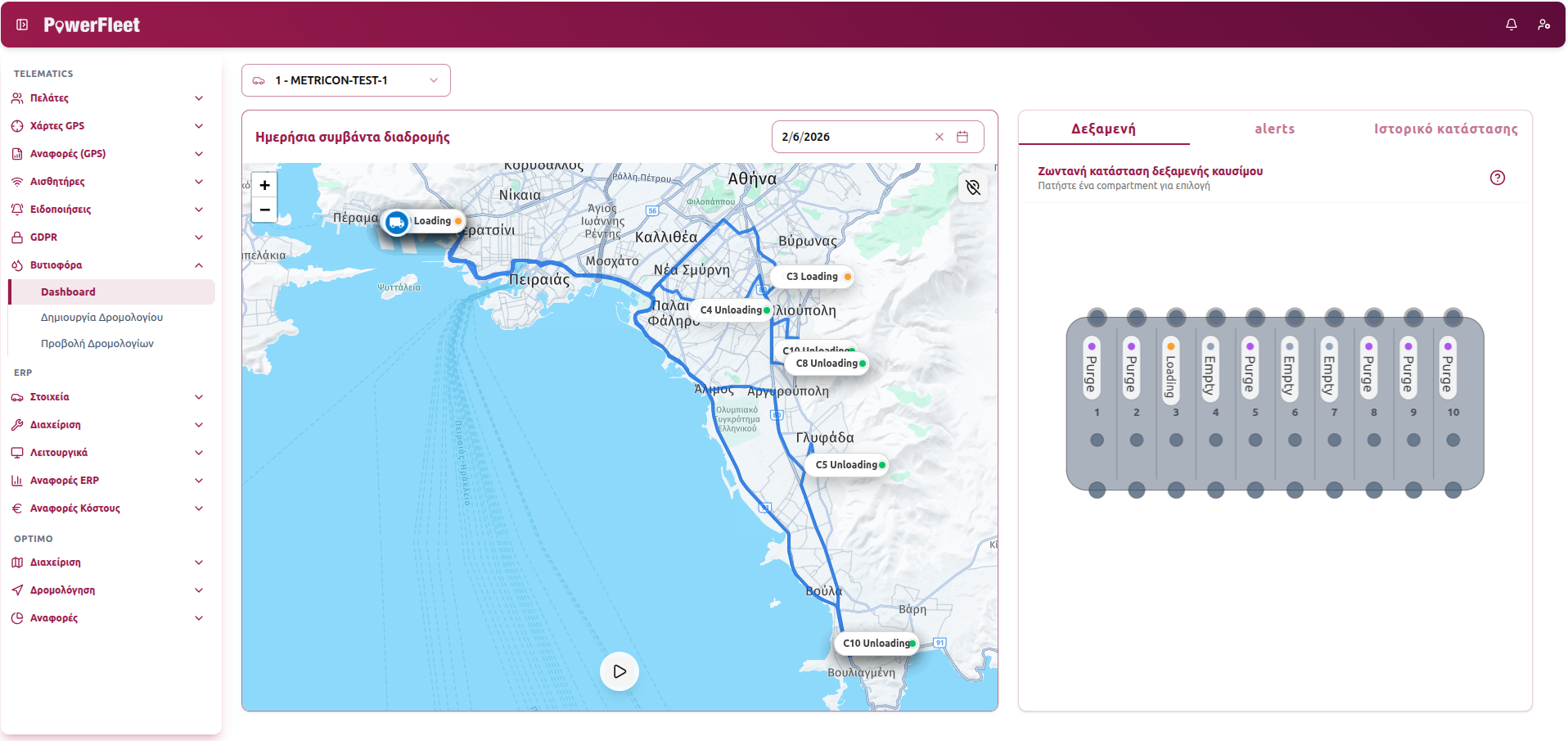 PowerFleet Real-Time Dashboard